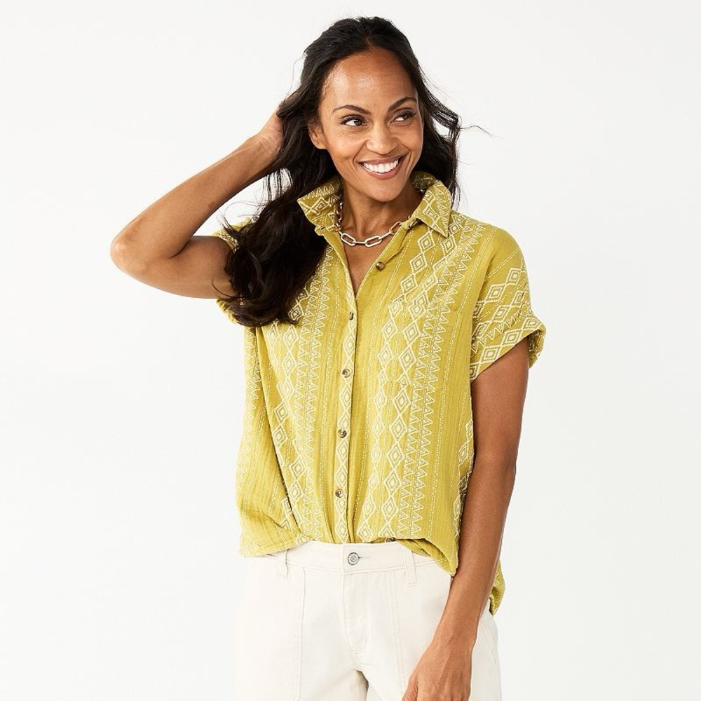Women's Sonoma Goods For Life® Button-Front Shirt